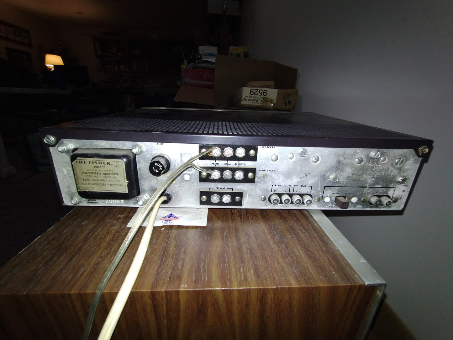 True Vintage 1968 "The Fisher 160" Solid State Receiver - Works!