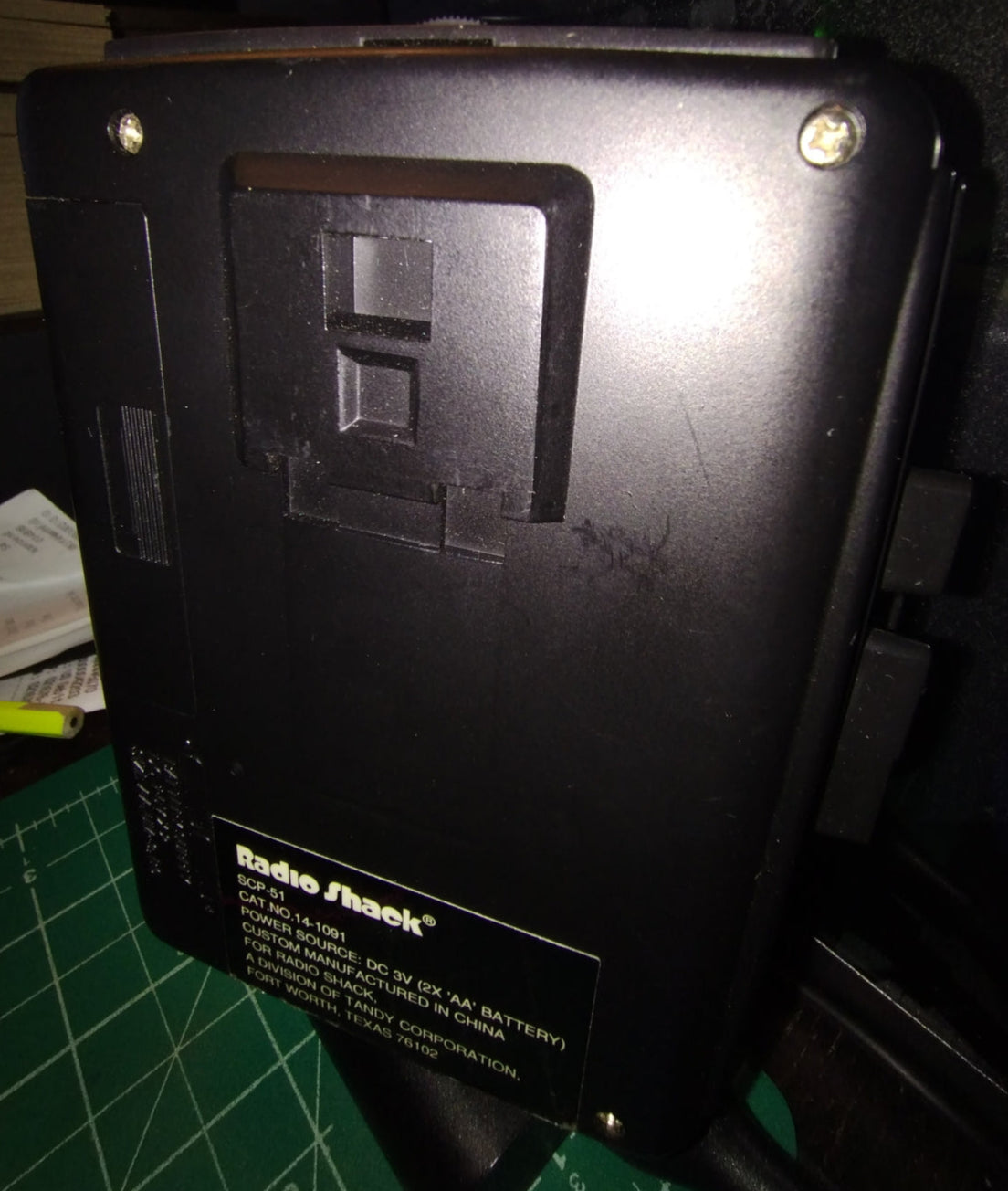 Radio Shack Bass Boost SCP-51 portable cassette player (Walkman style)